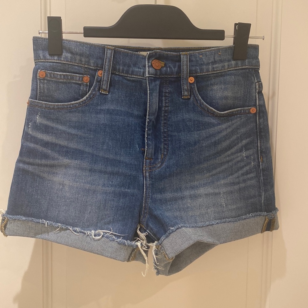 Madewell High Rise Denim Shorts
